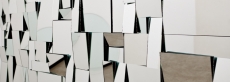 Detail, The Protagonist Gazing Into His Own Reflection, 2011, mirrors and mdf, 200 cm x 150 cm