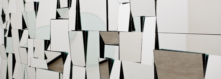 Detail, The Protagonist Gazing Into His Own Reflection, 2011, mirrors and mdf, 200 cm x 150 cm Detail, The Protagonist Gazing Into His Own Reflection, 2011, mirrors and mdf, 200 cm x 150 cm